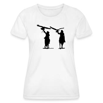 Hunter - Women's Functional T-Shirt - white - Front - AI Model Female 172 dark (172cm)