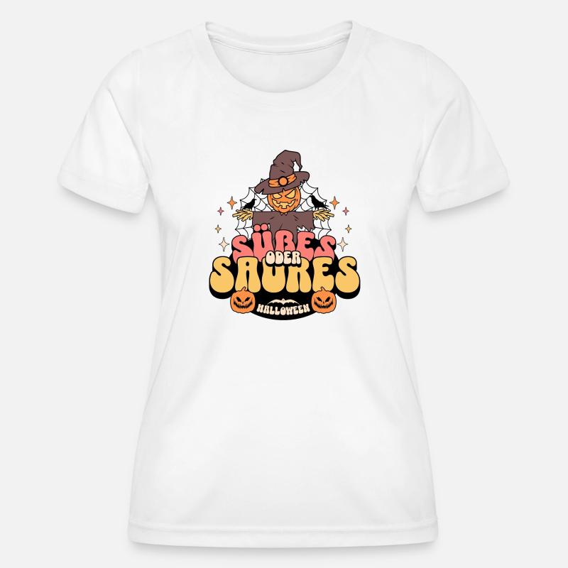 Süßes oder Saures - Frauen Funktions-T-Shirt - Weiß