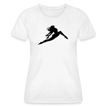 Jump - Women's Functional T-Shirt - white - Front - AI Model Female 172 dark (172cm)