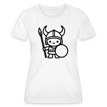 warrior - Women's Functional T-Shirt - white - Front - AI Model Female 172 dark (172cm)