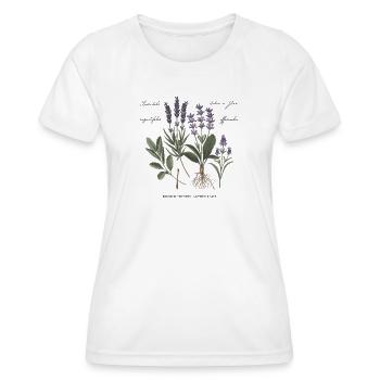 Botanical Medicinal Herbs - Women's Functional T-Shirt - white - Front - AI Model Female 172 dark (172cm)