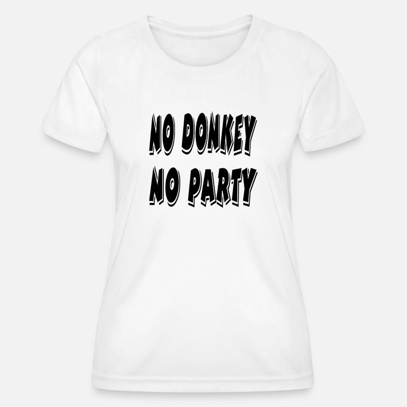 donkey - Women's Functional T-Shirt - white