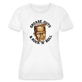 Gomina, tripes & Rock... - T-shirt sport Femme - blanc - Devant - AI Model Female 172 dark (172cm)