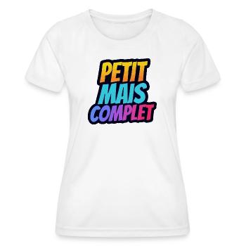 Petit mais complet - Women's Functional T-Shirt - white - Front - AI Model Female 172 dark (172cm)