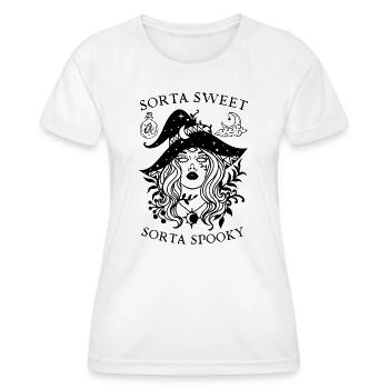 Sweet Variety Spooky - Magic Girl Witch - Women's Functional T-Shirt - white - Front - AI Model Female 172 dark (172cm)