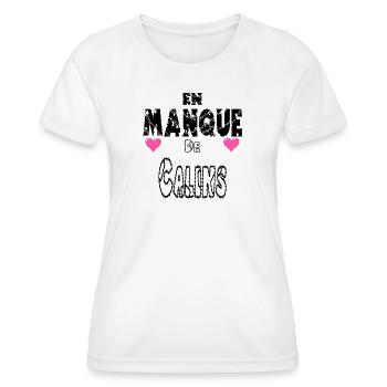 Ich brauche Kuscheleinheiten - Frauen Funktions-T-Shirt - Weiß - Vorne - AI Model Female 172 dark (172cm)