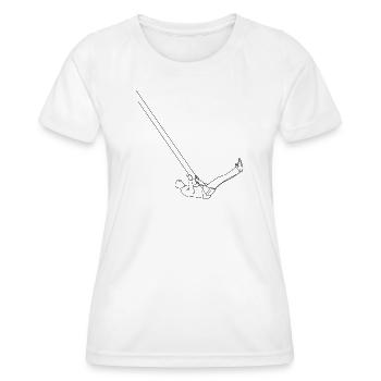 Schaukel - Frauen Funktions-T-Shirt - Weiß - Vorne - AI Model Female 172 dark (172cm)