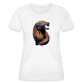 Pangolin Pangolin Pine Cone Pangolins - Women's Functional T-Shirt - white - Front - AI Model Female 172 dark (172cm)