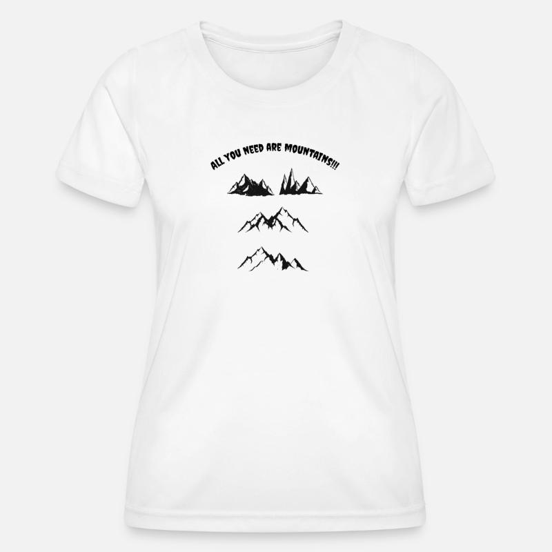 All_you_need - Women's Functional T-Shirt - white