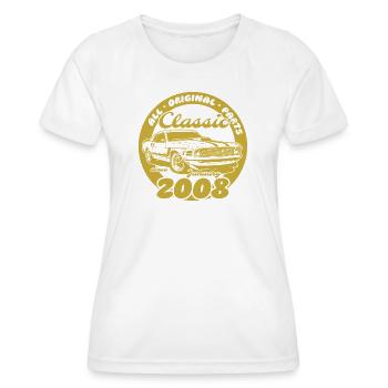 18e anniversaire - Classic Musclecar 01/2008 - T-shirt sport Femme - blanc - Devant - AI Model Female 172 dark (172cm)