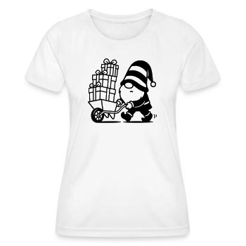 Imp wheelbarrow - Women's Functional T-Shirt - white - Front - AI Model Female 172 dark (172cm)