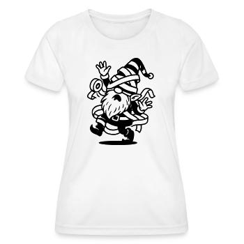 wicht kleber klebeband - Frauen Funktions-T-Shirt - Weiß - Vorne - AI Model Female 172 dark (172cm)