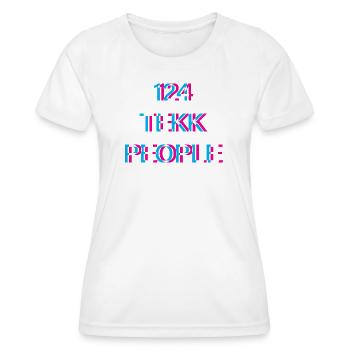 Hardtekk Tekk - Women's Functional T-Shirt - white - Front - AI Model Female 172 dark (172cm)