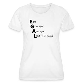 EGAL - Frauen Funktions-T-Shirt - Weiß - Vorne - AI Model Female 172 dark (172cm)