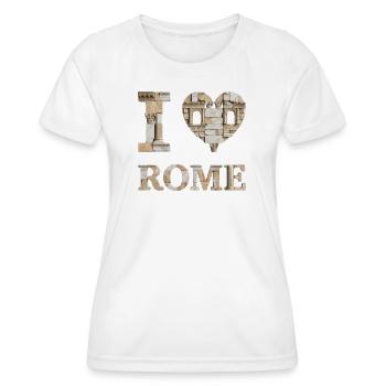 Rom – Ewige Stadt - Frauen Funktions-T-Shirt - Weiß - Vorne - AI Model Female 172 dark (172cm)