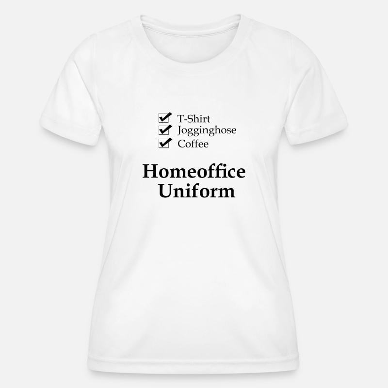 Checkliste_Homeoffice_Uniform_S - Women's Functional T-Shirt - white