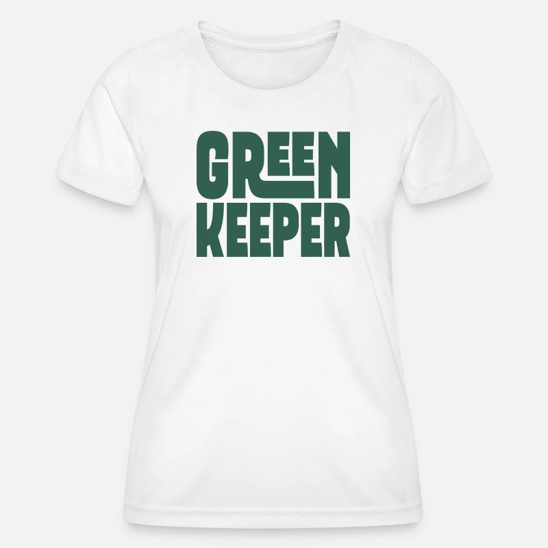 Greenkeeper for lawn lovers - Women's Functional T-Shirt - white