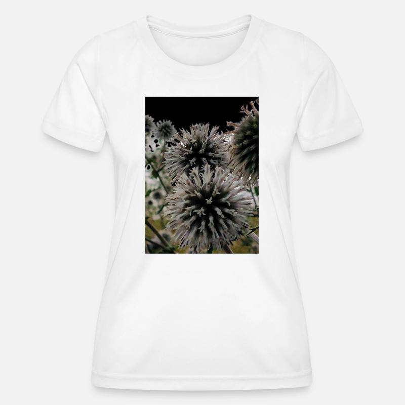 Impression over thistles - Women's Functional T-Shirt - white