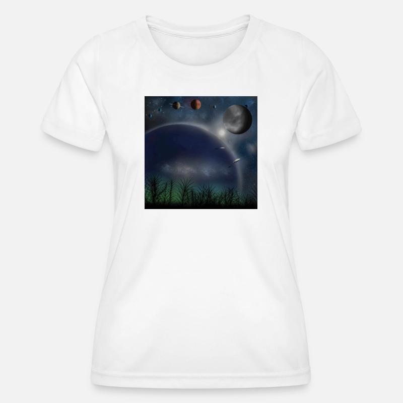 Planet X - Women's Functional T-Shirt - white
