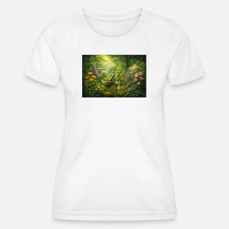 Magic herbs - Women's Functional T-Shirt - white