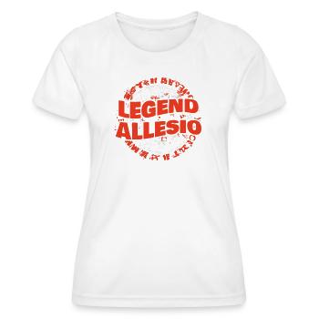 Man Allesio - T-shirt sport Femme - blanc - Devant - AI Model Female 172 dark (172cm)