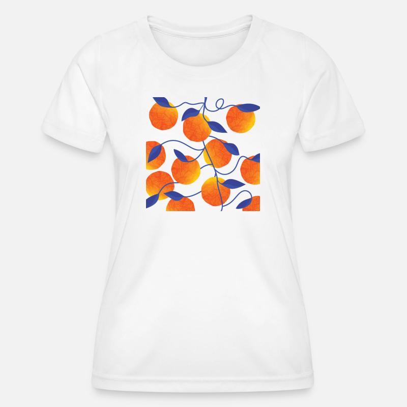 Oranges - Women's Functional T-Shirt - white