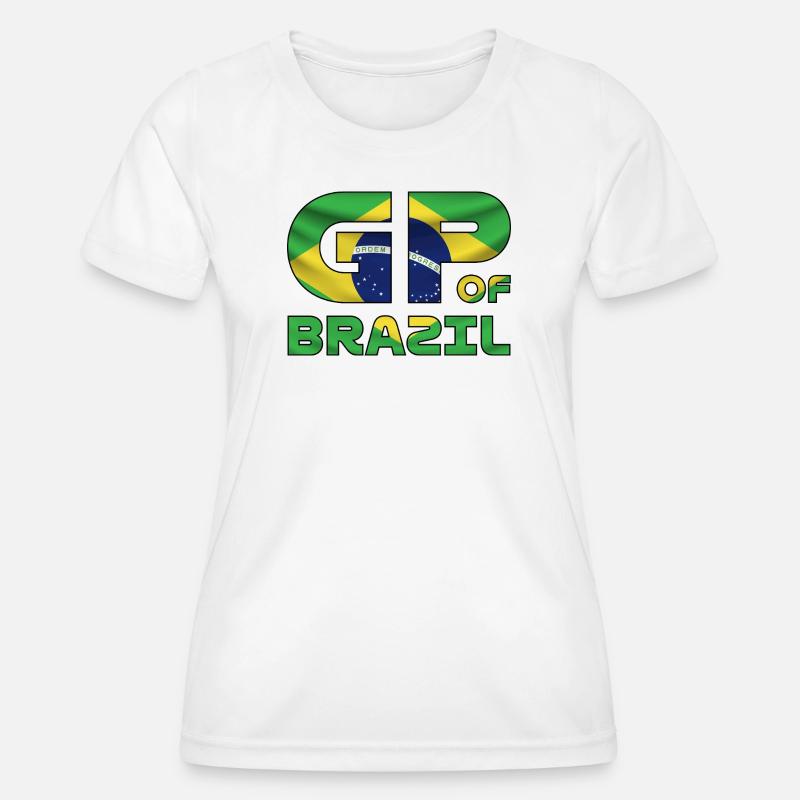brazil_gp - Women's Functional T-Shirt - white