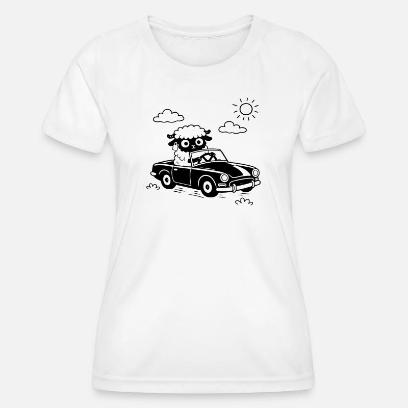 Sheep Convertible - Women's Functional T-Shirt - white