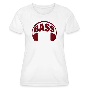 Bass - Women's Functional T-Shirt - white - Front - AI Model Female 172 dark (172cm)