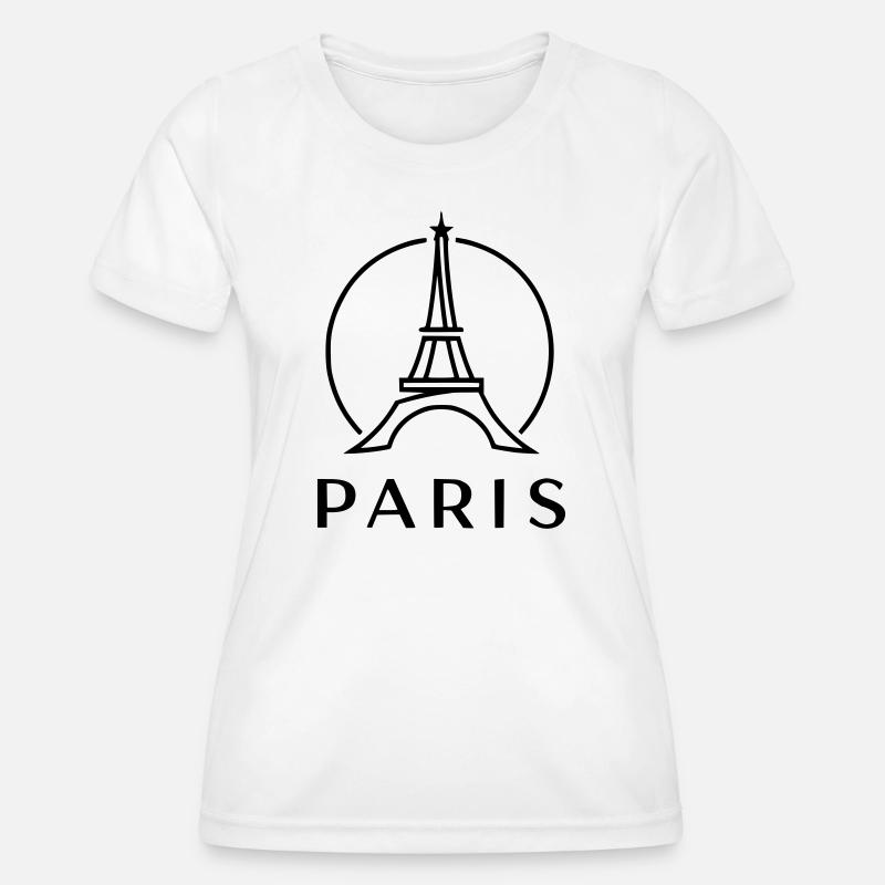 Paris - Women's Functional T-Shirt - white