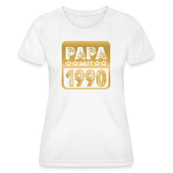 1990 - Women's Functional T-Shirt - white - Front - AI Model Female 172 dark (172cm)