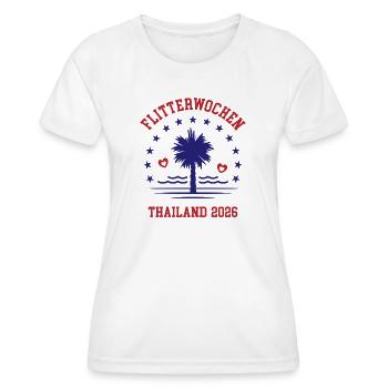 Honeymoon Thailand 2026 Honeymoon - Women's Functional T-Shirt - white - Front - AI Model Female 172 dark (172cm)