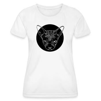 Sphinx Head - Women's Functional T-Shirt - white - Front - AI Model Female 172 dark (172cm)