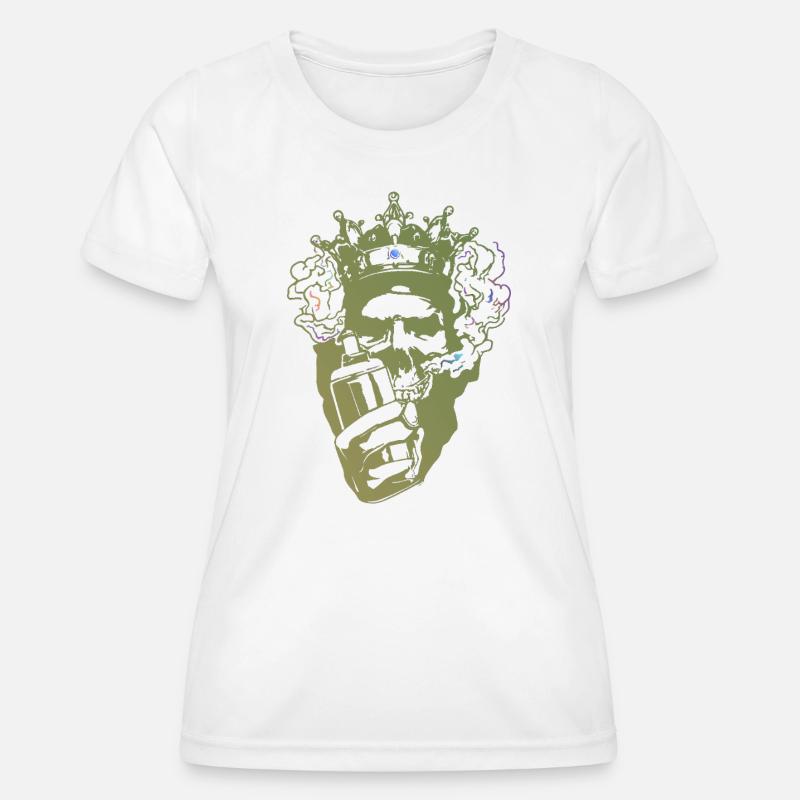 King of Bars Crown Micro - Women's Functional T-Shirt - white