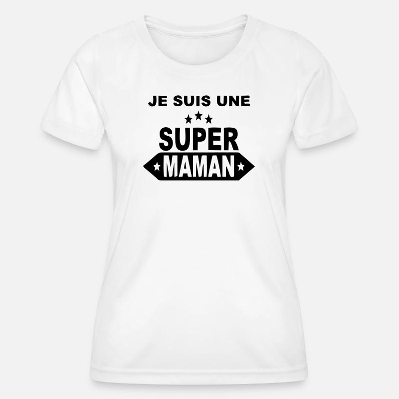 I'm a great mom - Women's Functional T-Shirt - white