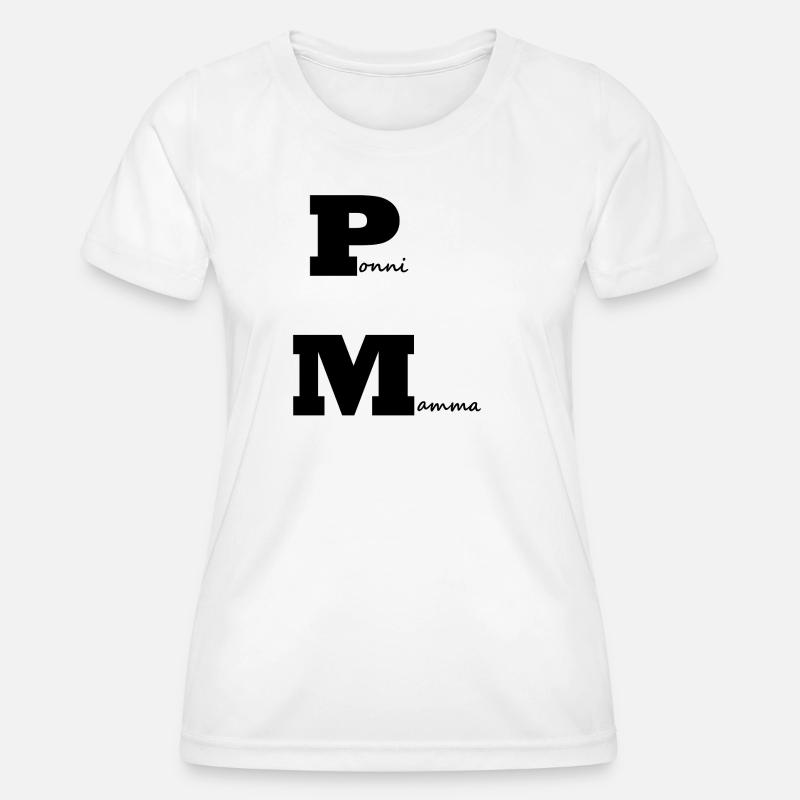 Pony Mom - Women's Functional T-Shirt - white
