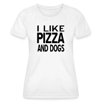canine - Women's Functional T-Shirt - white - Front - AI Model Female 172 dark (172cm)