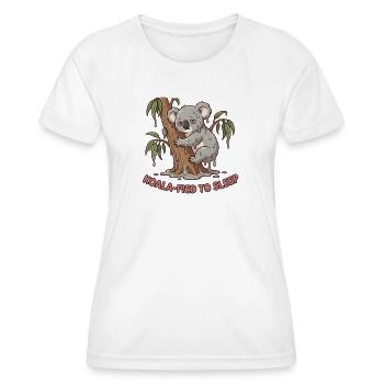 Koala-fied To Sleep Kawaii Koala - Women's Functional T-Shirt - white - Front - AI Model Female 172 dark (172cm)