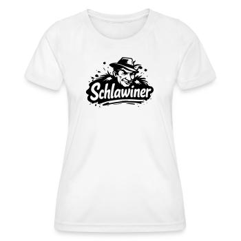 Schlawiner - T-shirt sport Femme - blanc - Devant - AI Model Female 172 dark (172cm)
