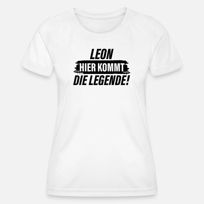 Leon, here comes the legend - Women's Functional T-Shirt - white