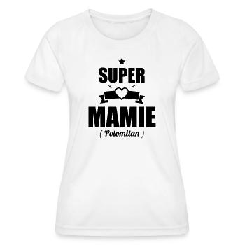 Super Granny Gift - Potomitan T-Shirt - Women's Functional T-Shirt - white - Front - AI Model Female 172 dark (172cm)