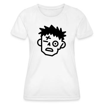 zombie - Women's Functional T-Shirt - white - Front - AI Model Female 172 dark (172cm)