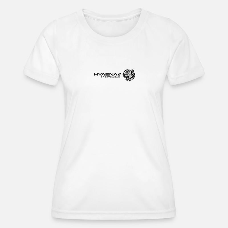 Hyaena Logo Version 4 by TF - Women's Functional T-Shirt - white