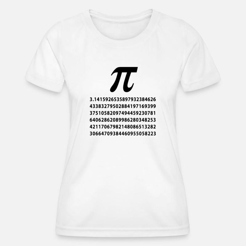 pi - Women's Functional T-Shirt - white