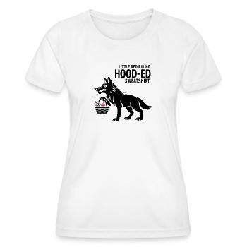 Fairy tale wolf with basket - Women's Functional T-Shirt - white - Front - AI Model Female 172 dark (172cm)