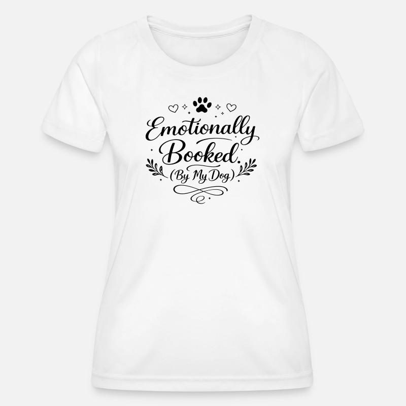 Emotionally booked - Women's Functional T-Shirt - white