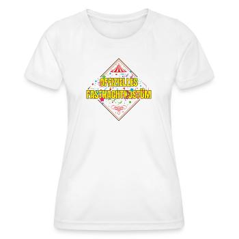 Offizielles Fastnachtkostüm - Frauen Funktions-T-Shirt - Weiß - Vorne - AI Model Female 172 dark (172cm)