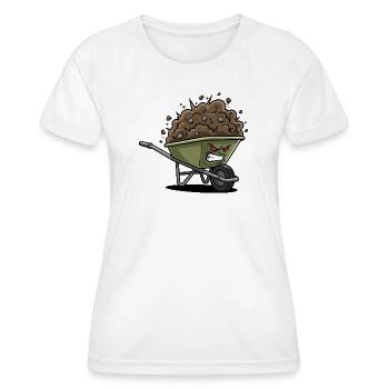 Angry Rubble Cart - Women's Functional T-Shirt - white - Front - AI Model Female 172 dark (172cm)