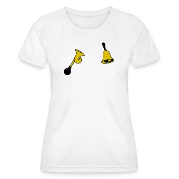 Bell & Horn - Women's Functional T-Shirt - white - Front - AI Model Female 172 dark (172cm)