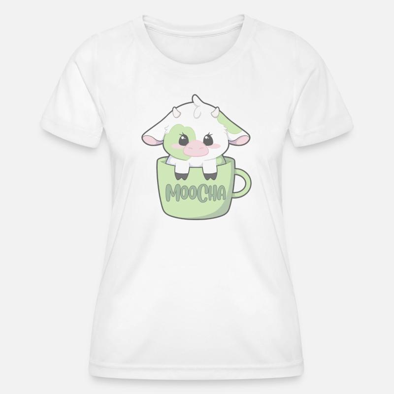 Moocha - Women's Functional T-Shirt - white
